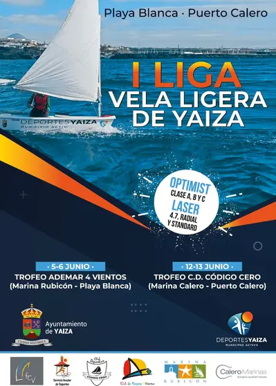 Nueva fechas I Liga Vela Ligera Yaiza