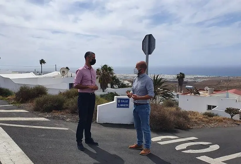 Alexis Tejera y Raúl de León visitan Güime