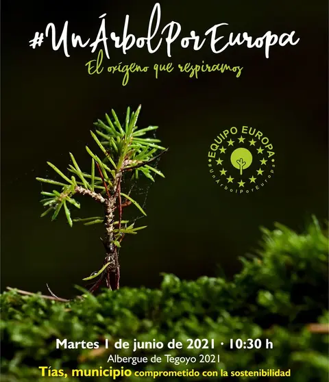 1 junio Cartel Árbol europeo 2021