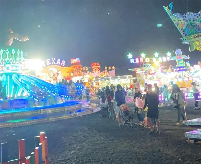 Feria de atracciones en Playa Blanca