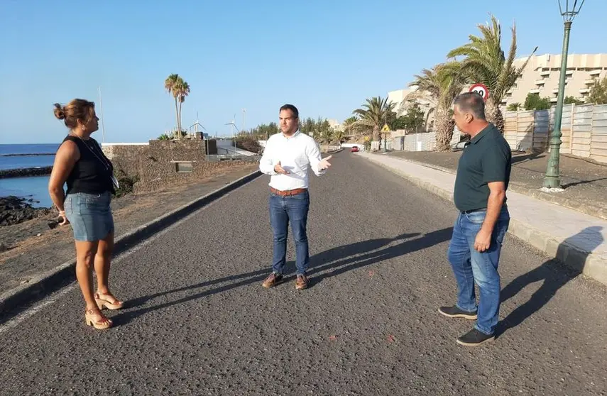 MARCADO CARRIL BICI COSTA TEGUISE 1