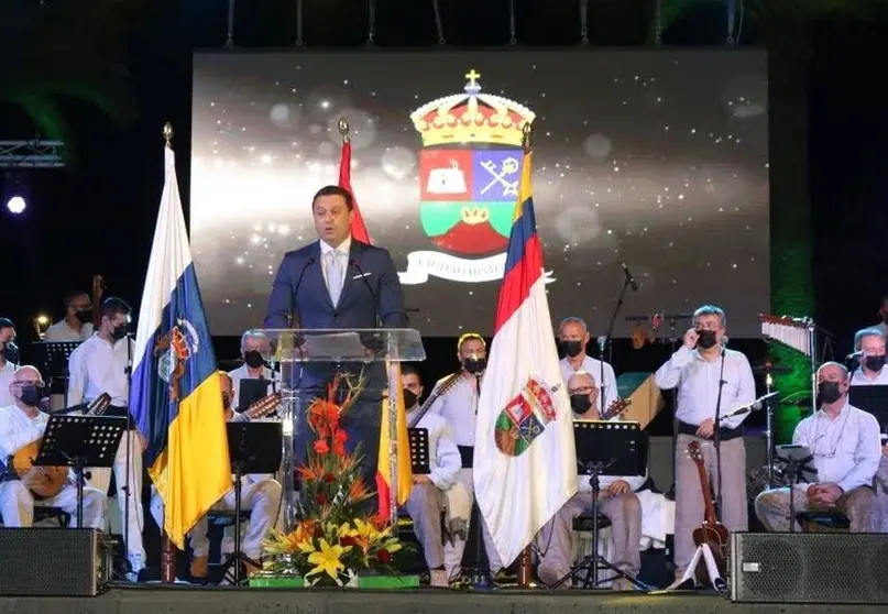 Óscar Noda, en el acto inaugural del programa Ciudad Histórica