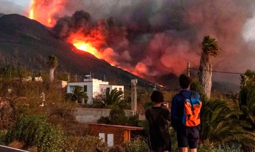 volcán La Palma, COPE