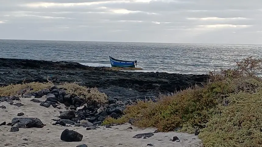Imagen archivo de una patera llegada a Lanzarote.