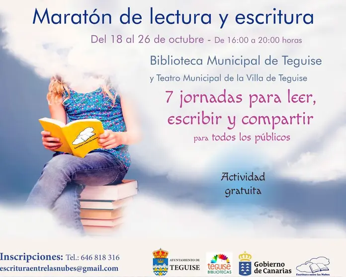 CARTEL MARATON LECTURA TEGUISE