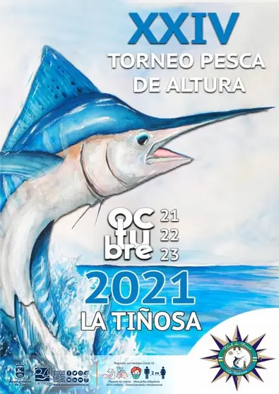 XXIV Torneo Pesca de altura 2021 con logos