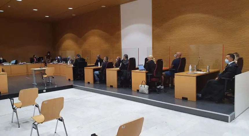 Imagen del arranque del juicio contra los seis acusados del asesinato del ciudadano lanzaroteño