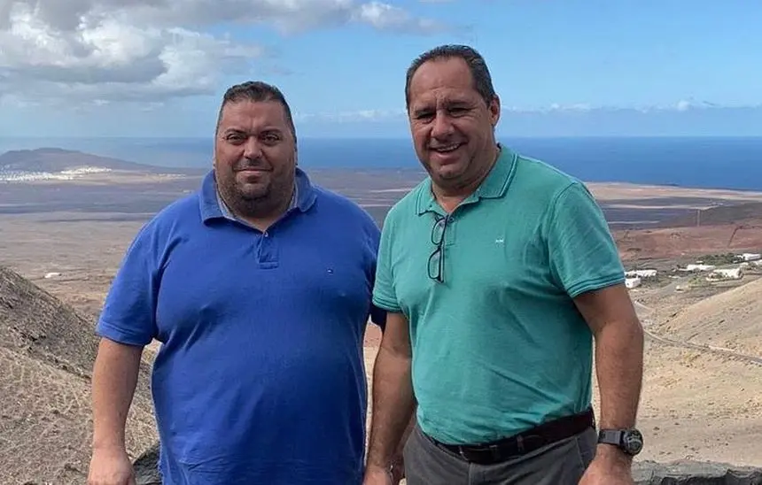 Juan-Monzón-y-Guayo-Rodríguez-ediles-del-Partido-Polular-en-Yaiza