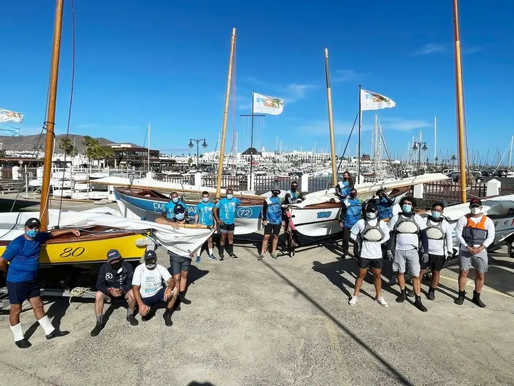 Barquillos de vela latina de Yaiza