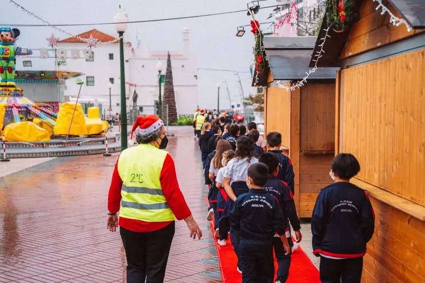 Más de un millar de escolares han visitado el Belén de Arrecife