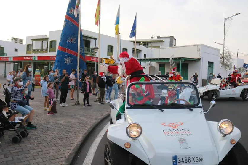 Papá Noel en el centro de Playa Blanca 2