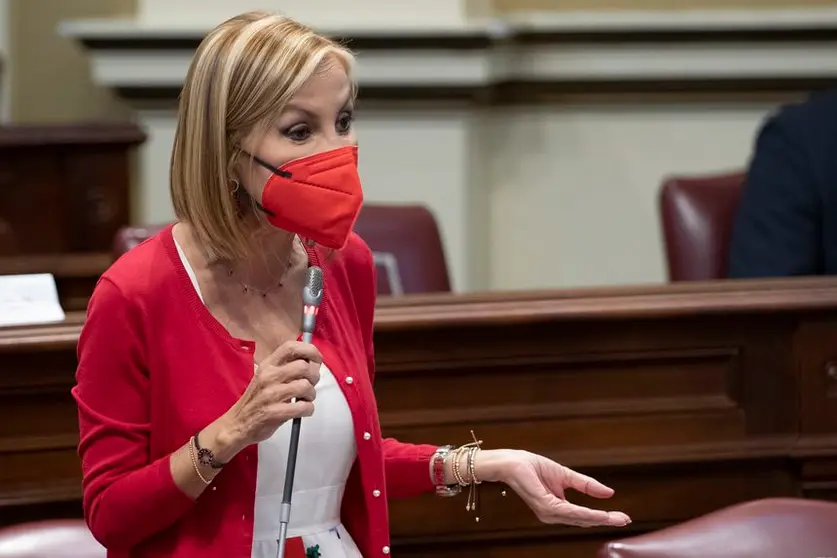 Australia Navarro, portavoz del Grupo Popular en el Parlamento de Canarias.