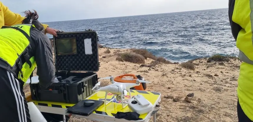 Los voluntarios de Emerlan colaboraron en la loccalización del fallecido.