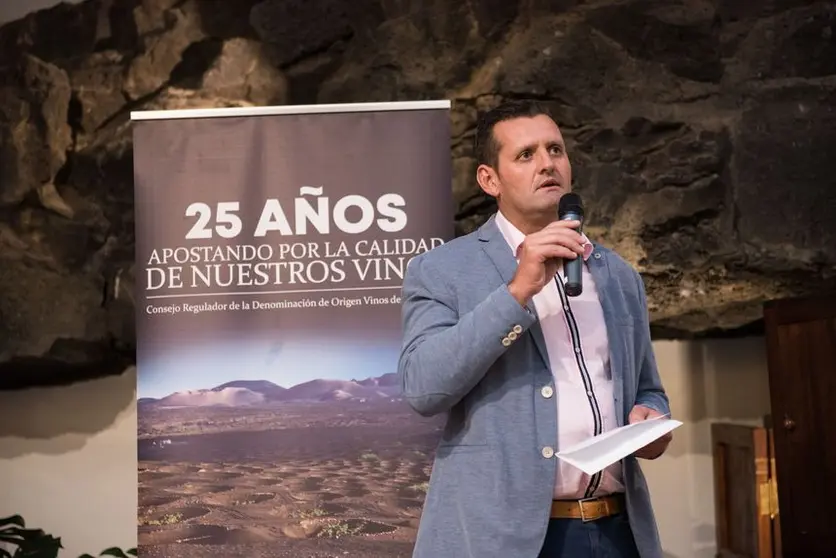 Víctor Díaz, presidente del Consejo Regulador Denominación de Origen del Vino de Lanzarote.