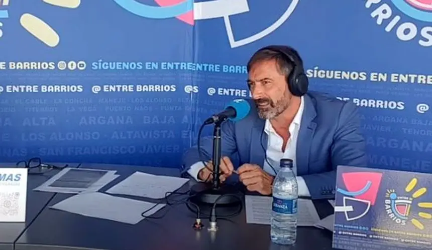 Pedro San Ginés, portavoz de CC en el Cabildo de Lanzarote, en Crónicas Radio.