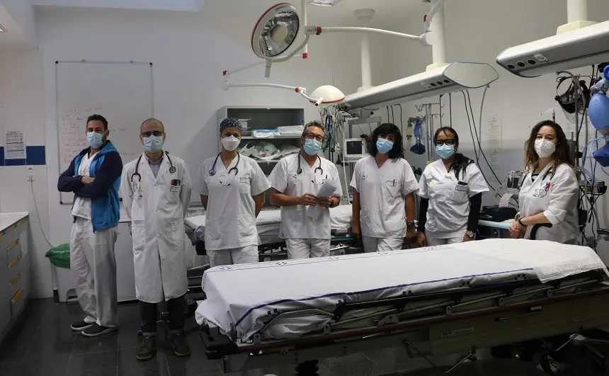 Equipo de Urgencias del Hospital Doctor José Molina Orosa