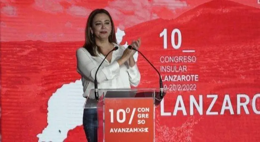 María Dolores Corujo durante su intervención en el congreso