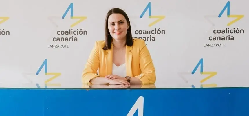 Migdalia Machín, secretaria general de CC en Lanzarote.