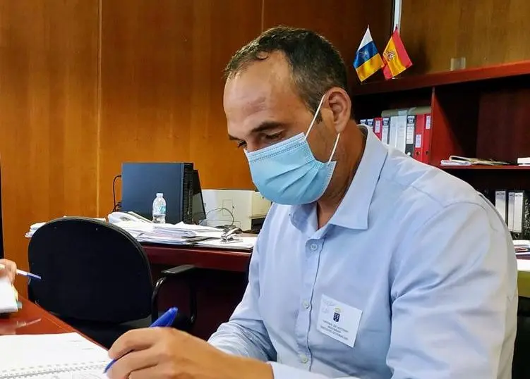 Allfredo Villalba en su despacho.