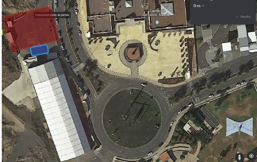 Imagen aérea del Recinto Ferial que utiliza el Gobierno en su decreto. 