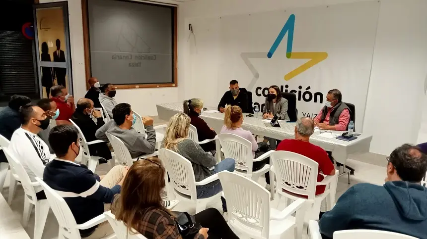 Ejecutiva Local  de Coalición Canaria en Yaiza 7 marzo 2022.