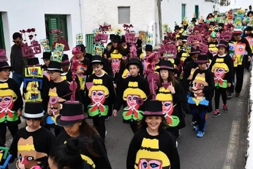 Imagen de archivom del carnaval de Haría