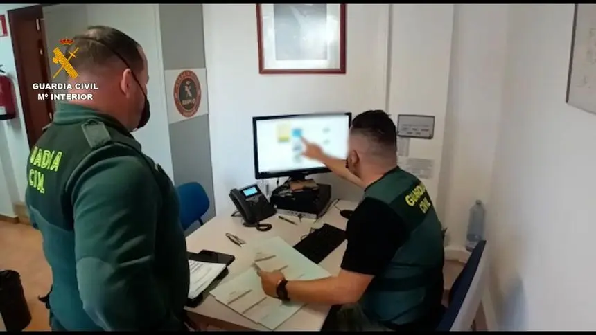 Operación de la Guardia Civil en Lanzarote.