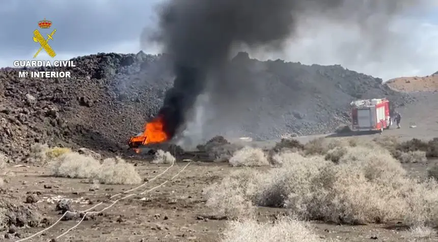 Simulacro de desactivación de explosivos en Montaña Bermeja.