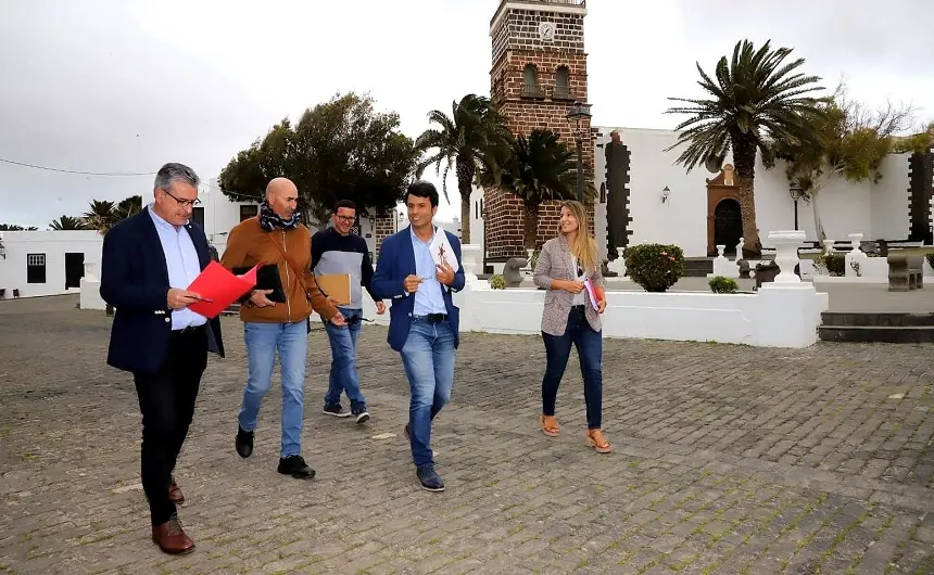 Imagen del grupo de concejales del PSOE en Teguise.