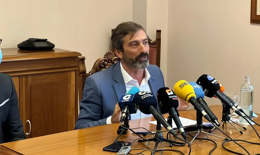 Pedro San Ginés durante la comparecencia de prensa de este martes.