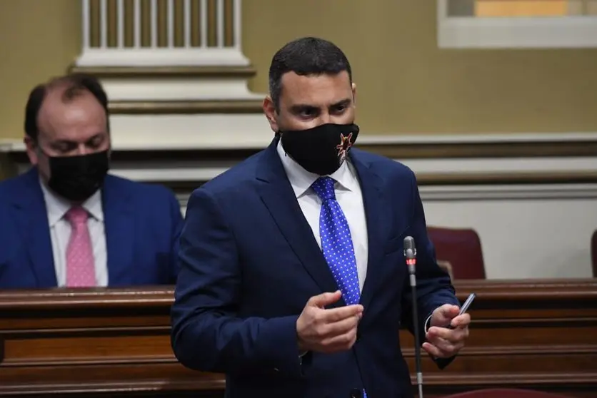 Oswaldo Betancort, parlamentario lanzaroteño del Grupo Nacionalista Canario (CC-PNC-AHI).