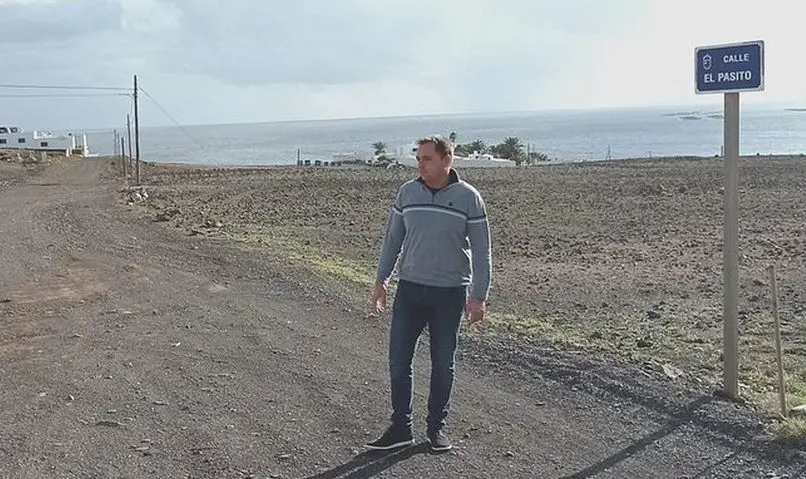 Bruno Medina en Playa Quemada.