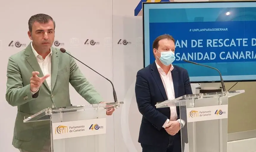 Rueda de prensa de Manuel Domínguez y Miguel Ángel Ponce.