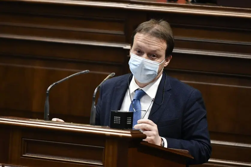 El diputado del Grupo Popular y portavoz en materia de Sanidad, Miguel Ángel Ponce.