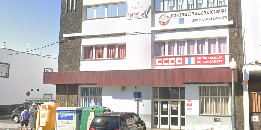 Imagen de archivo de la sede de UGT en Lanzarote.