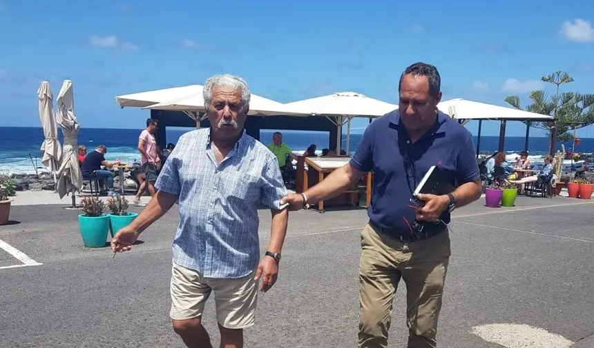 Juan Monzón en El Golfo.