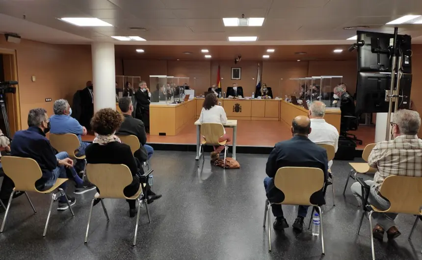Elena Martín Martín durante su testimonio en la vista del caso Montecarlo.