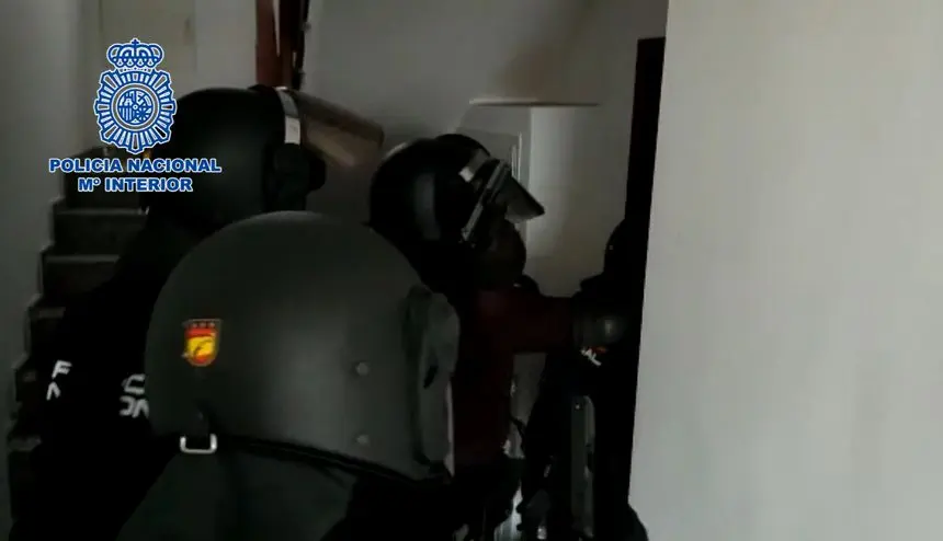 Actuación de la Policía Nacional.