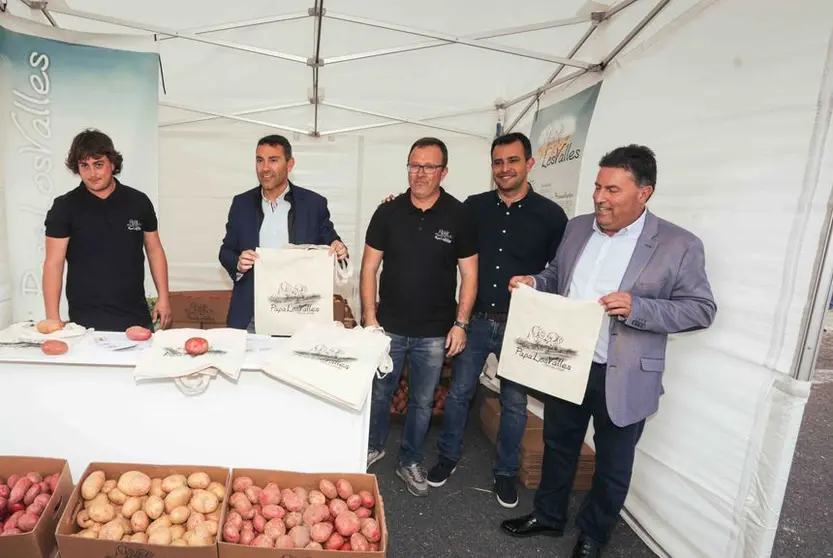 Gerardo Rodríguez en la Feria Agrotecnológica de Teguise.