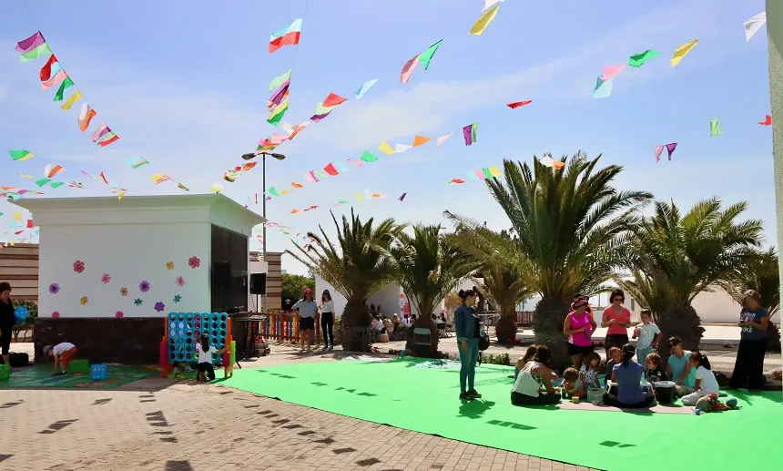 Imagen de actividades de `Tías florece en mayo´ para los niños del municipio.