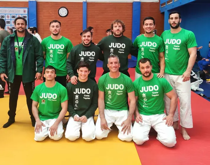 Representantes del Club de Judo Teguise.