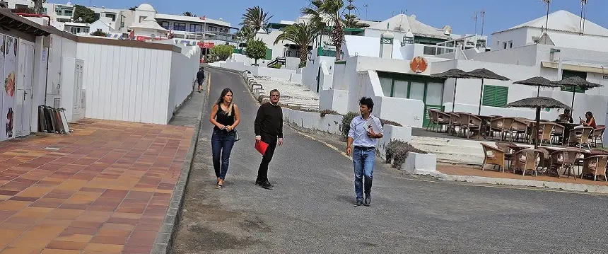 Imagen de Marcos Bergaz junto a Jenifer Galán.