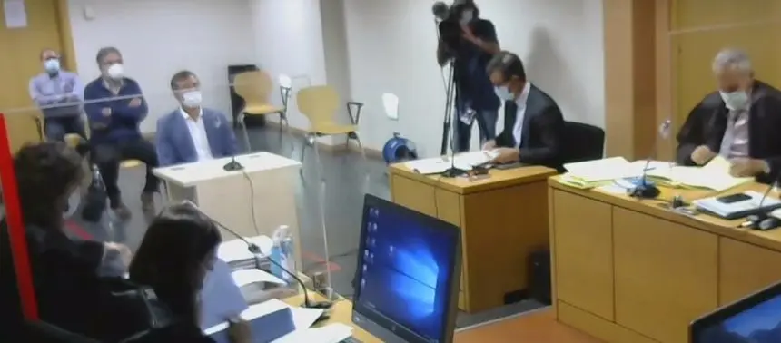 Imagen de archivo del juicio que finalmente se suspendió.