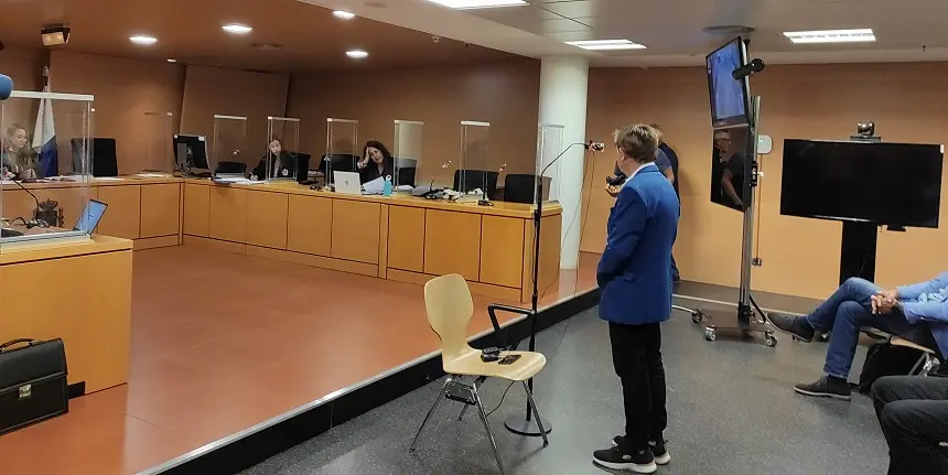 Joaquín Cañada durante su testimonio.