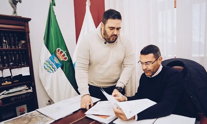 Oswaldo Betancort y Javier Díaz.