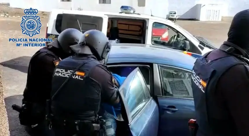 Imagen de archivo de otra detención realizada en Lanzarote.