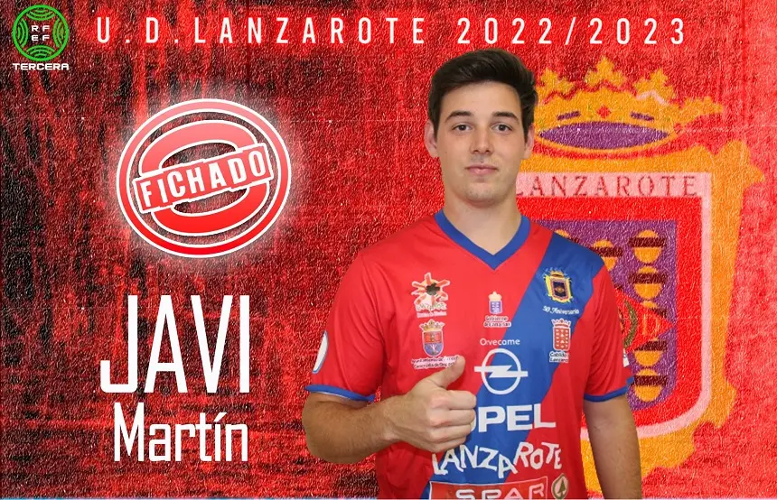 Imagen de Javi Martín, nuevo fichaje de la UD Lanzarote.