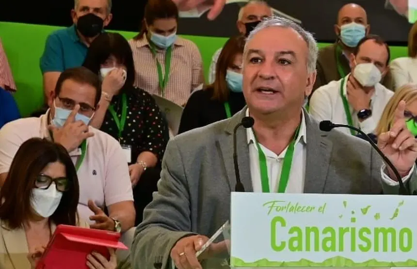 Luis Campos, portavoz de Nueva Canarias.