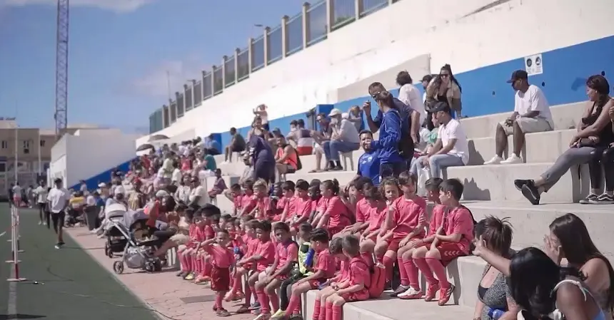 Imagen de niños participantes del torneo Ciudad de Arrecife.