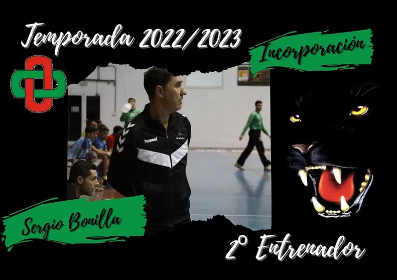 Imagen de la incorporación de Sergio Bonilla al cuerpo técnico del equipo senior femenino del CICAR Lanzarote Ciudad de Arrecife.